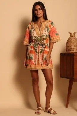 Shore Taylor Tunic Dress - Vibrant Toucans