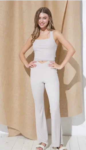 Silverplate Crossover Flare Pant