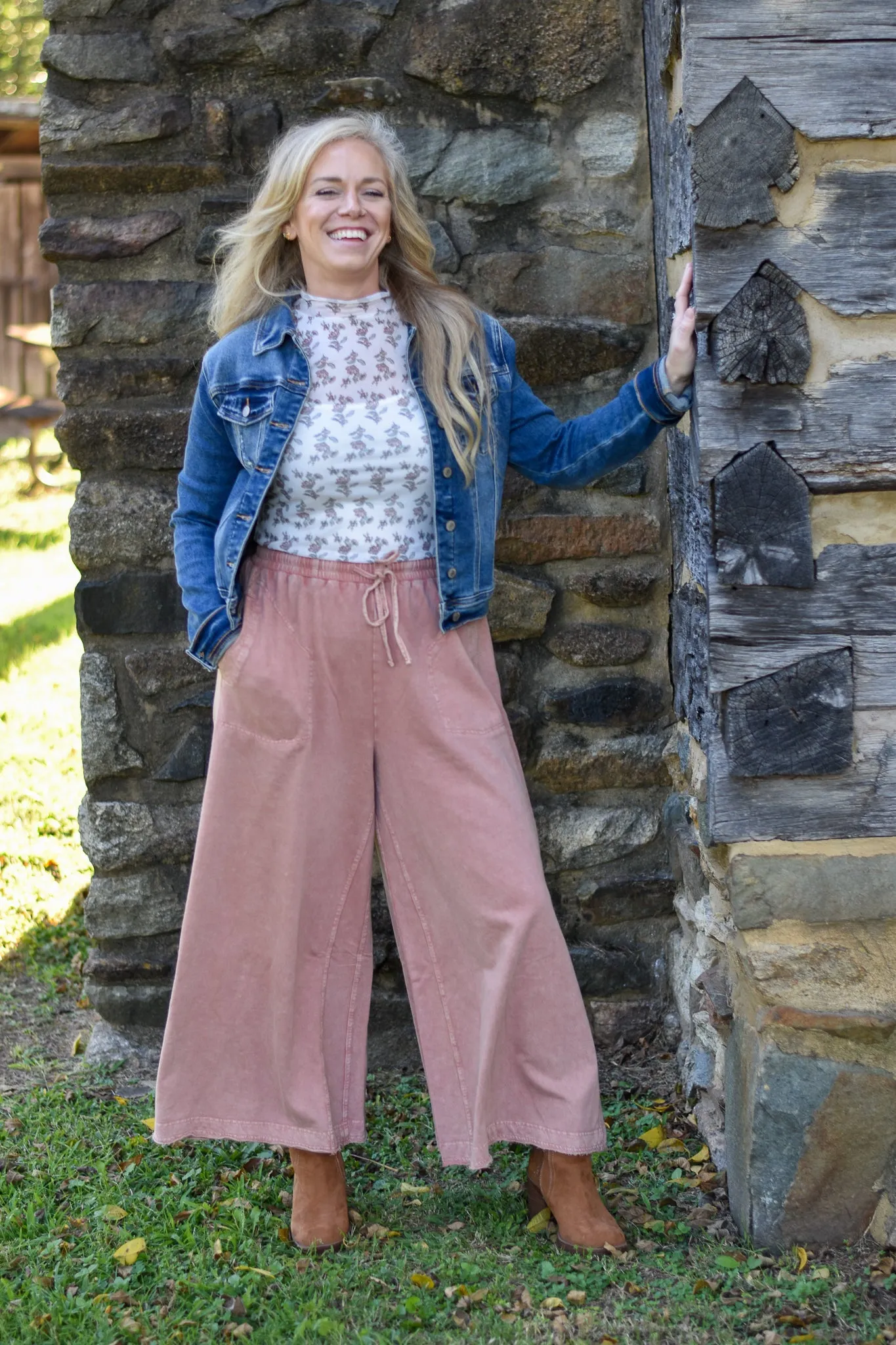 So Comfy Mineral Washed Terry Pants
