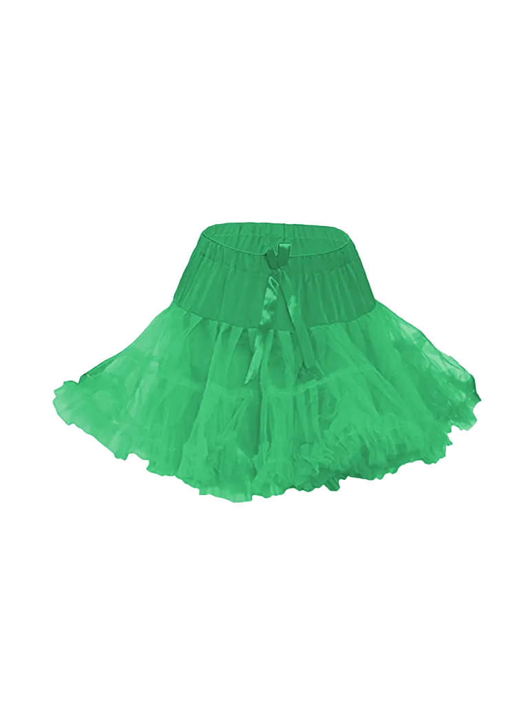 The Fancy Dress Girls Ruffle Petticoat Tutu Skirt