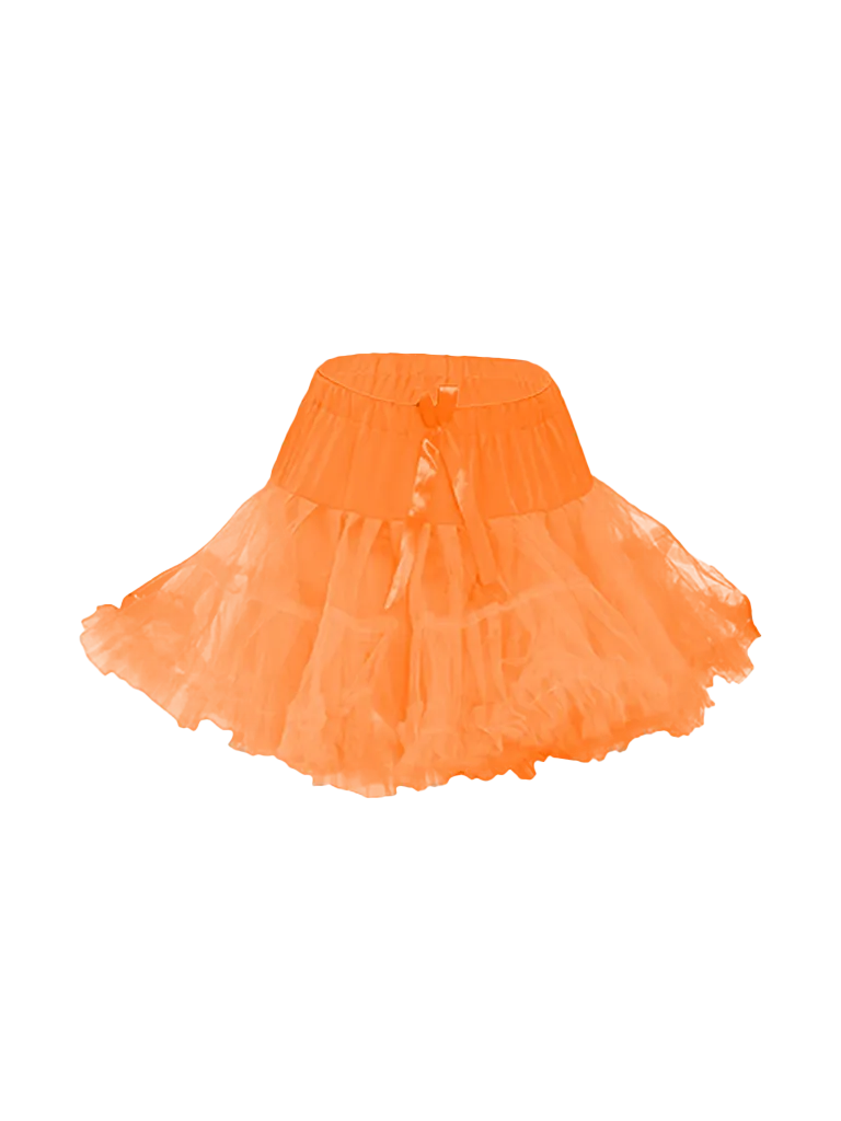 The Fancy Dress Girls Ruffle Petticoat Tutu Skirt