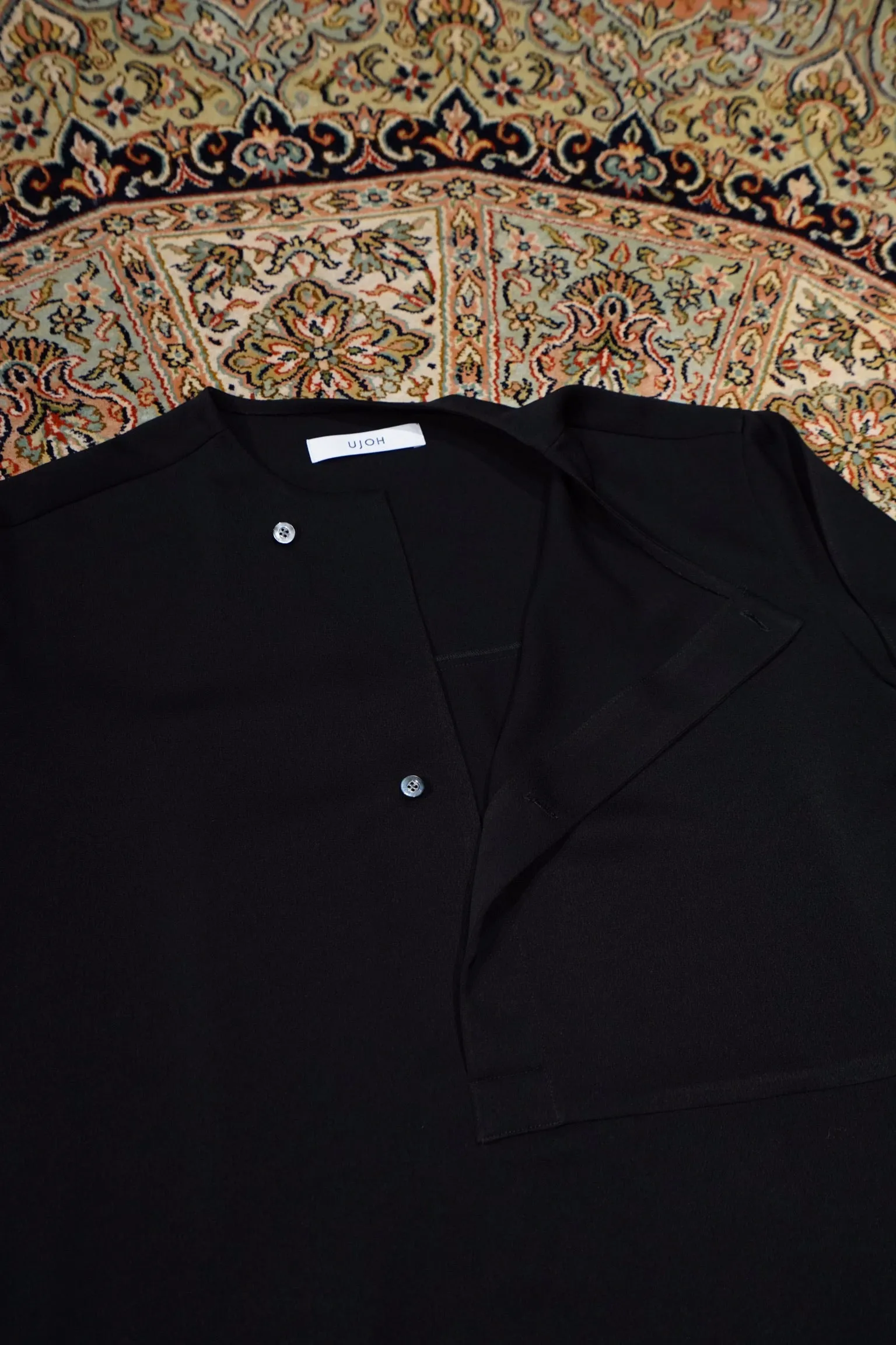 UJOH No Collar Shirts (BLACK)