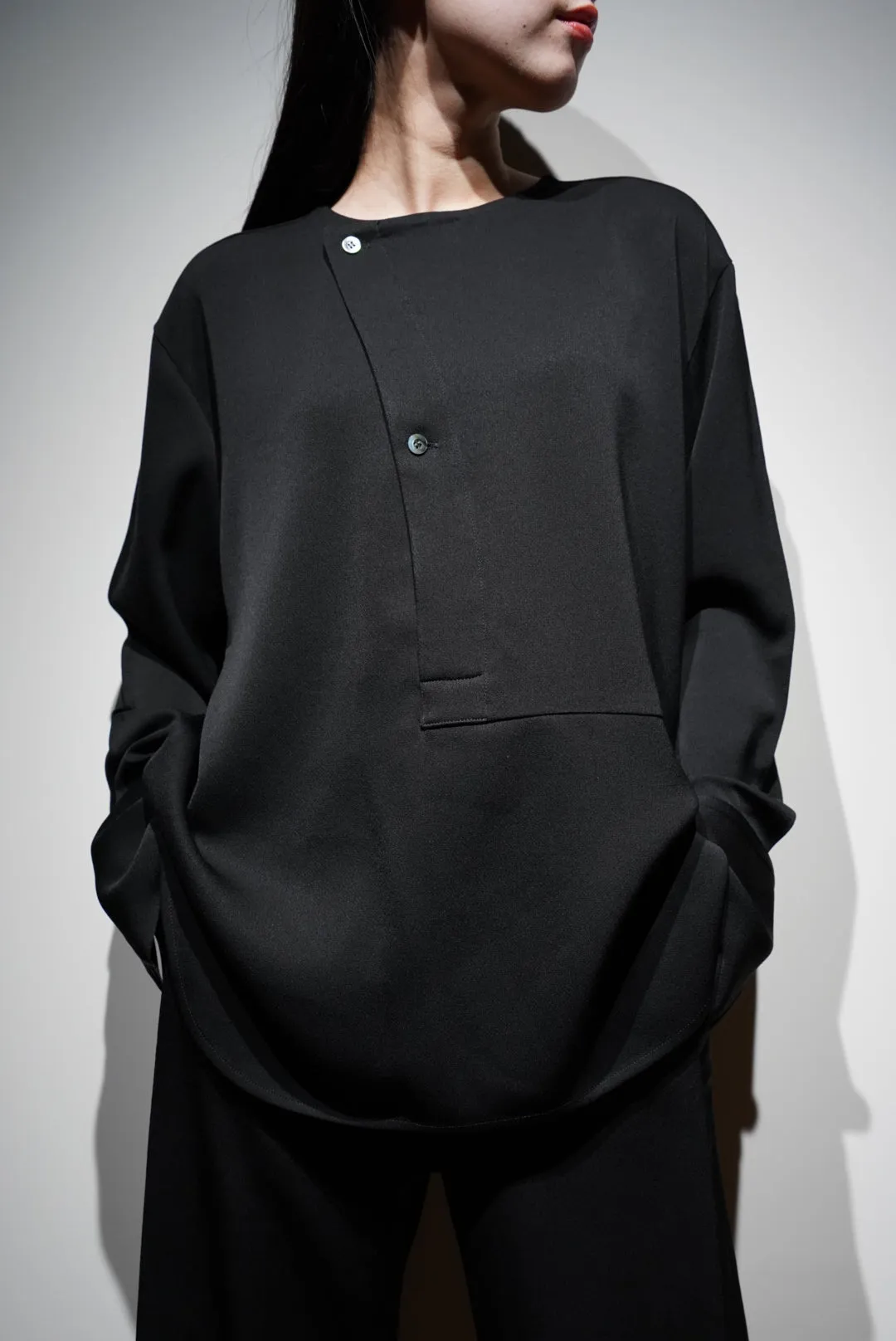 UJOH No Collar Shirts (BLACK)