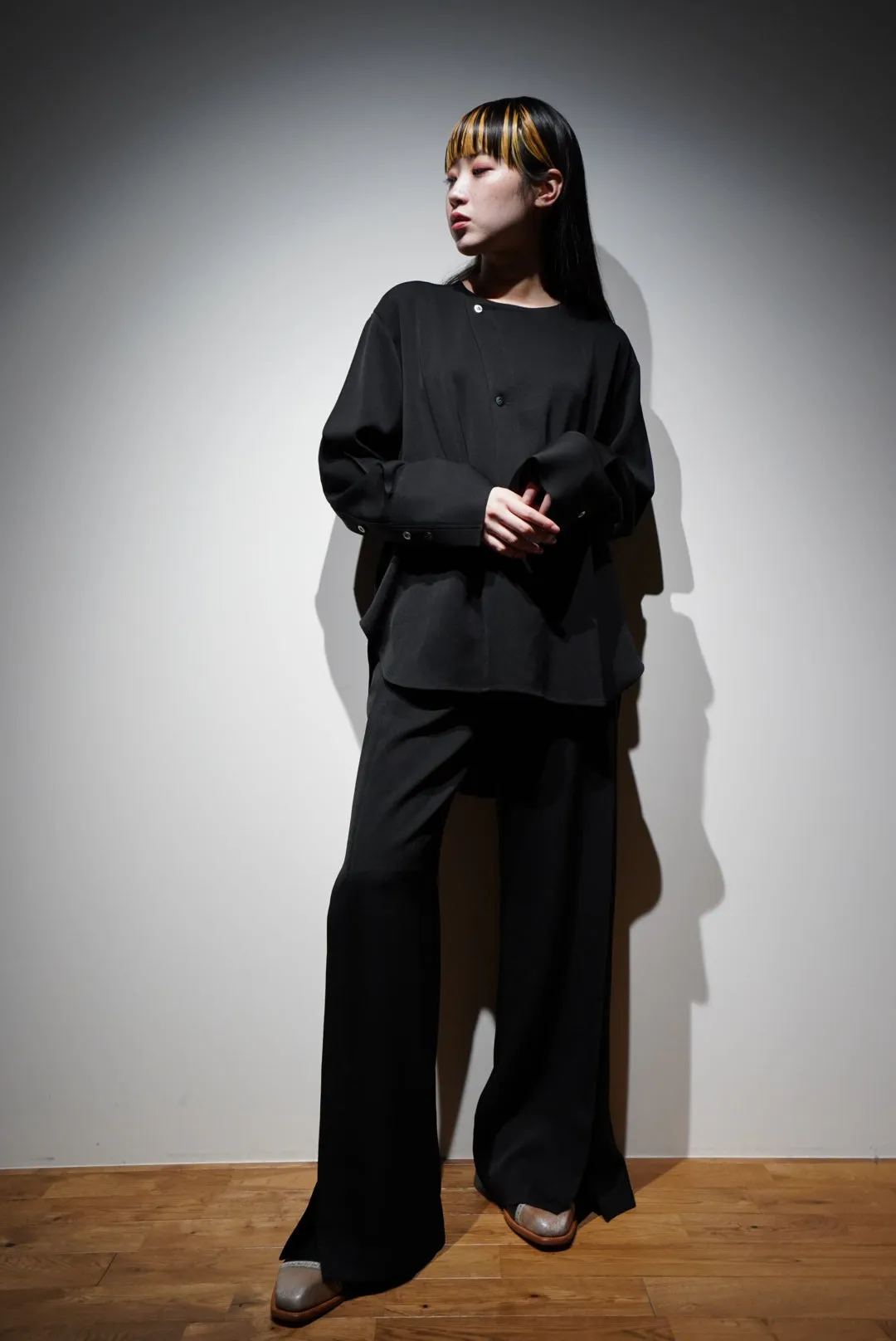 UJOH No Collar Shirts (BLACK)