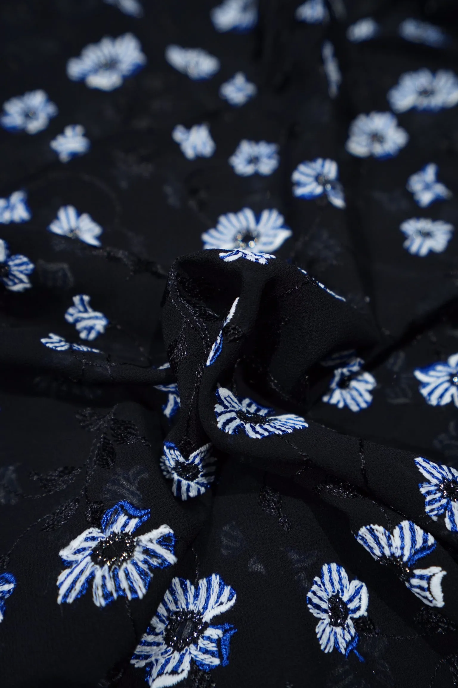 UJOH No Collar Shirts (FLOWER EMBROIDERY)