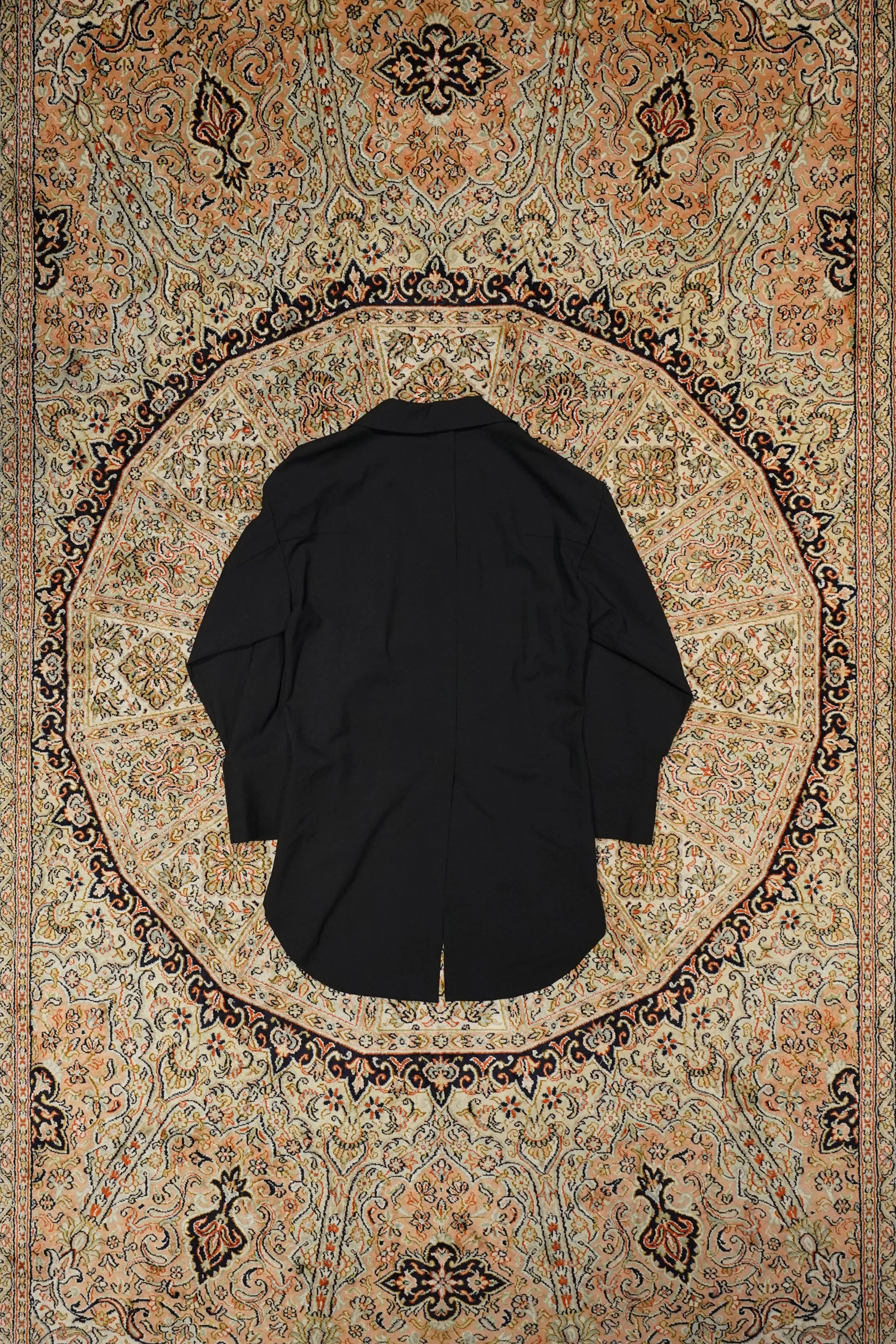 UJOH Open Collar Shirts (Black)