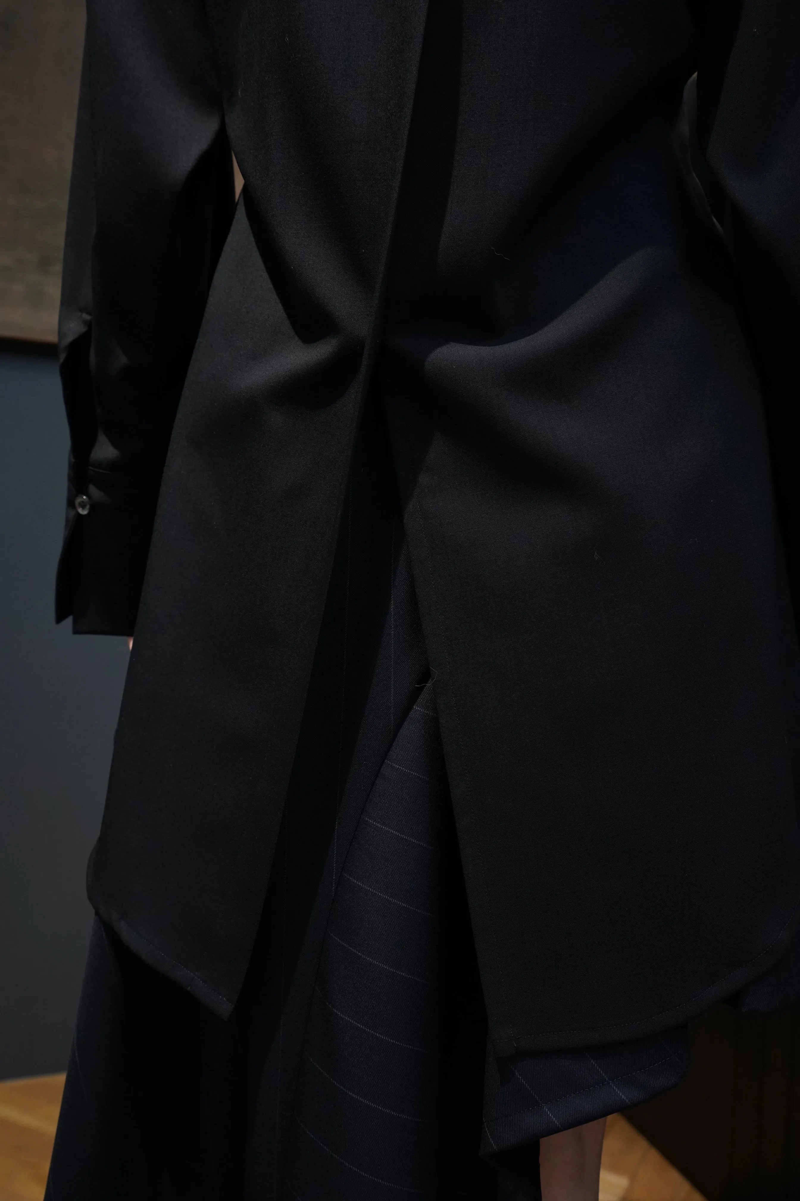 UJOH Open Collar Shirts (Black)