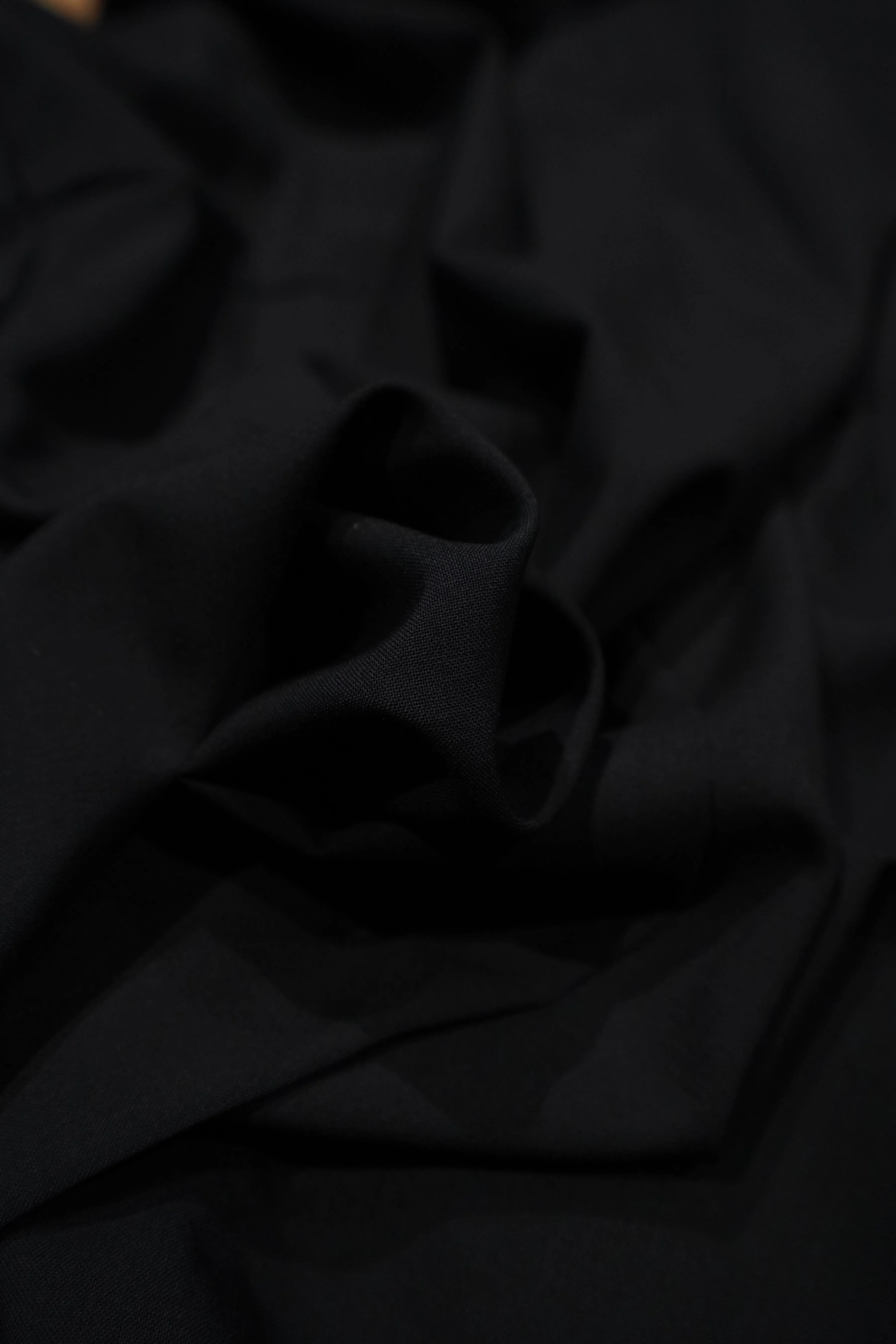 UJOH Open Collar Shirts (Black)