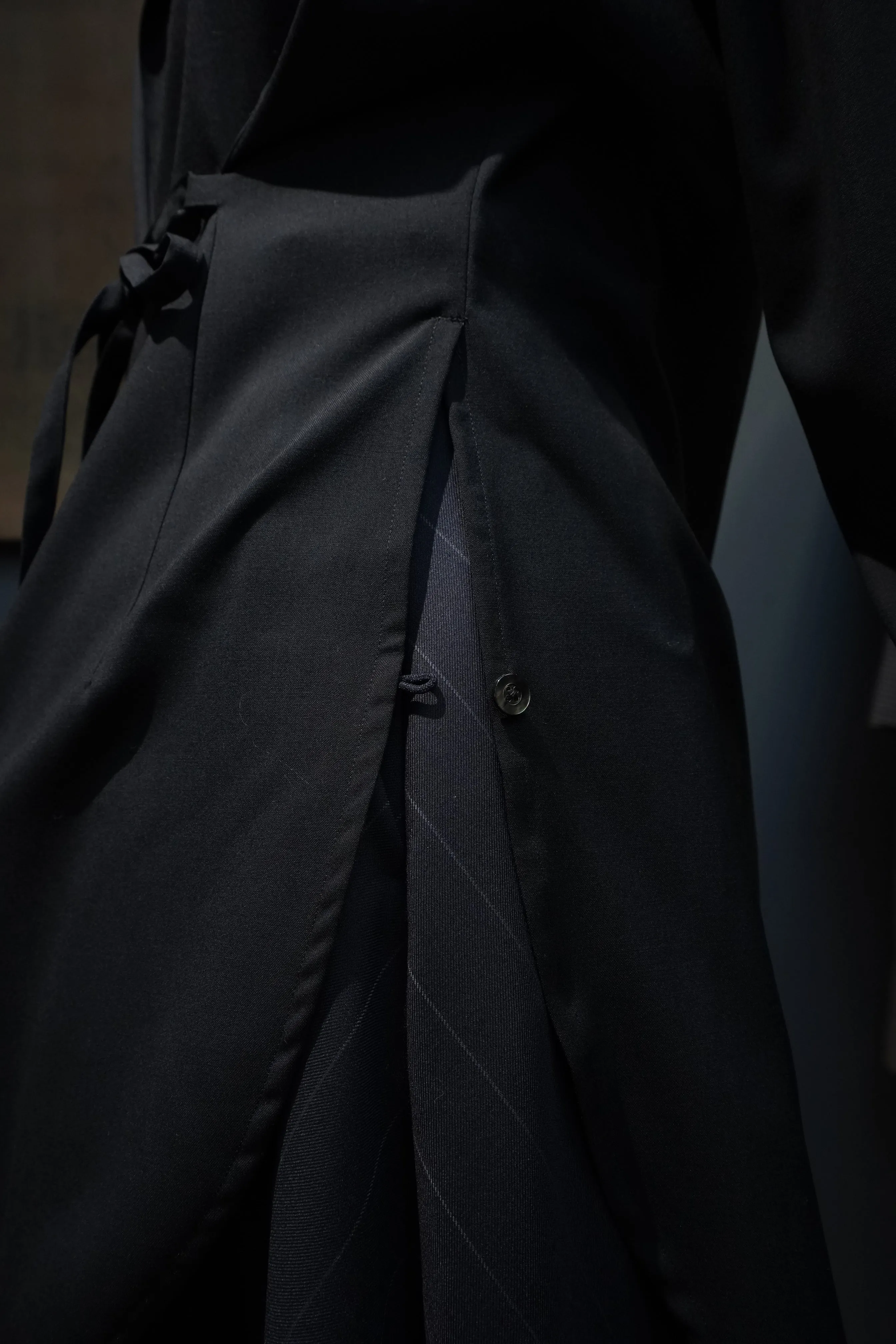 UJOH Open Collar Shirts (Black)