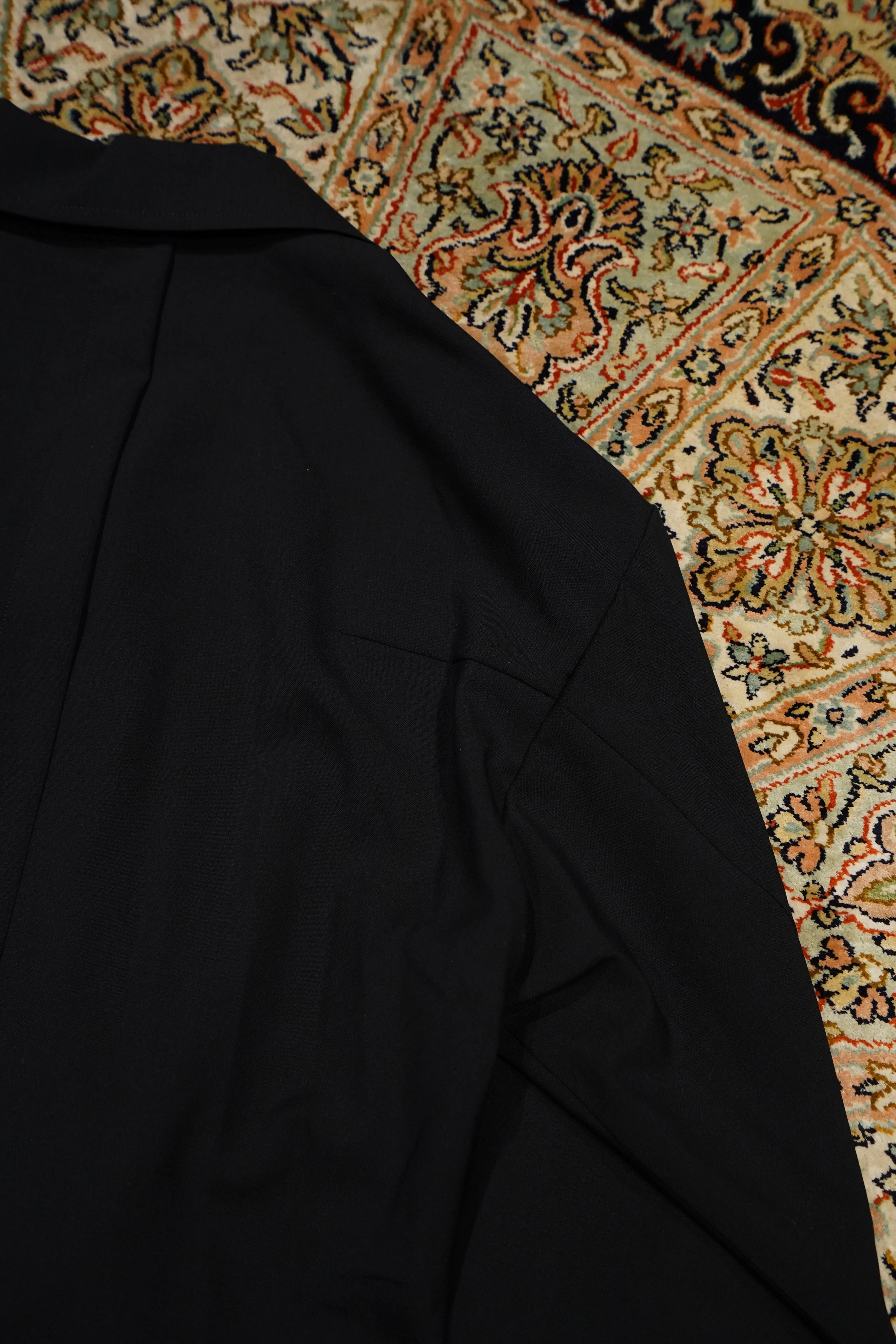 UJOH Open Collar Shirts (Black)