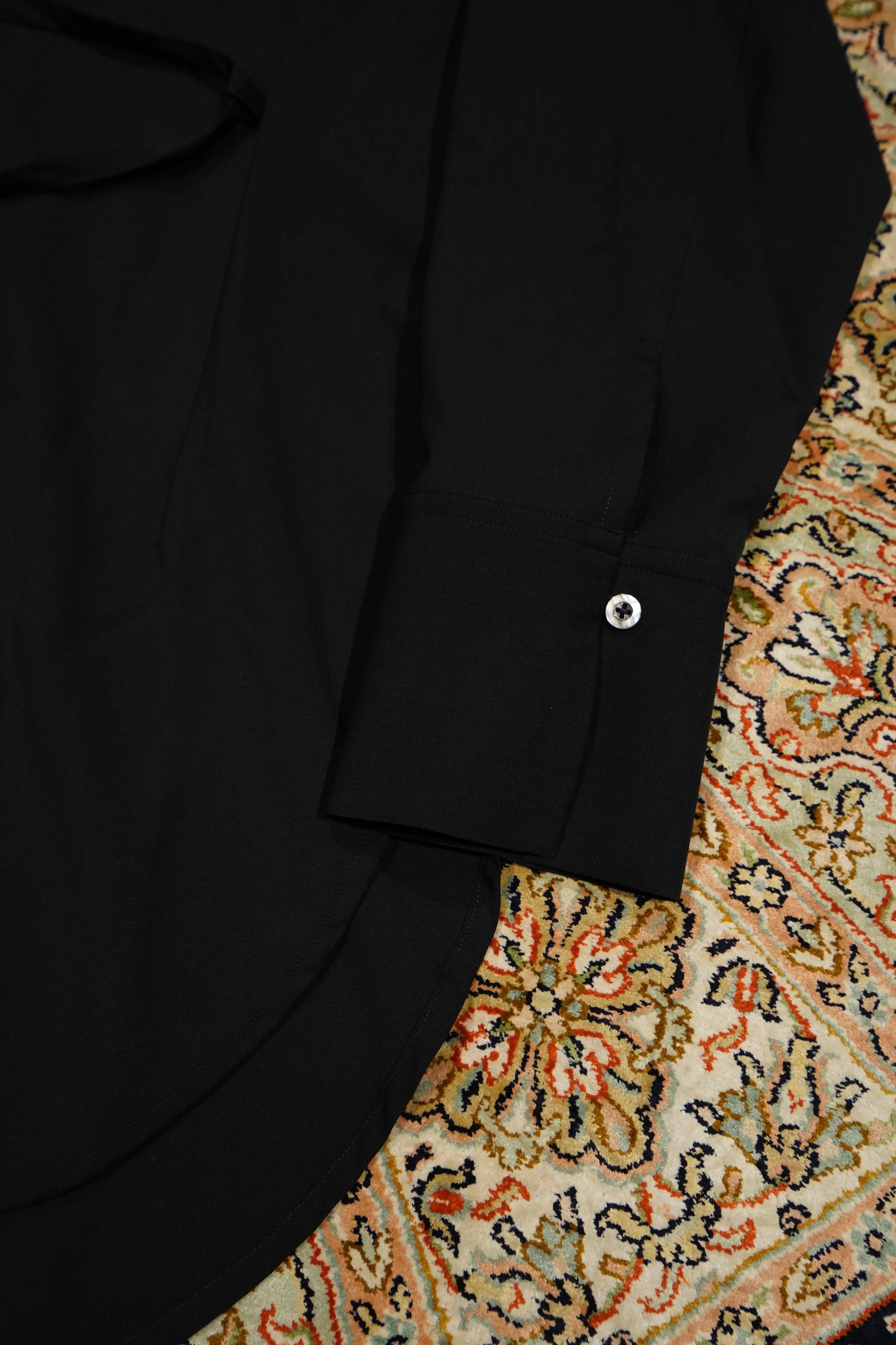 UJOH Open Collar Shirts (Black)