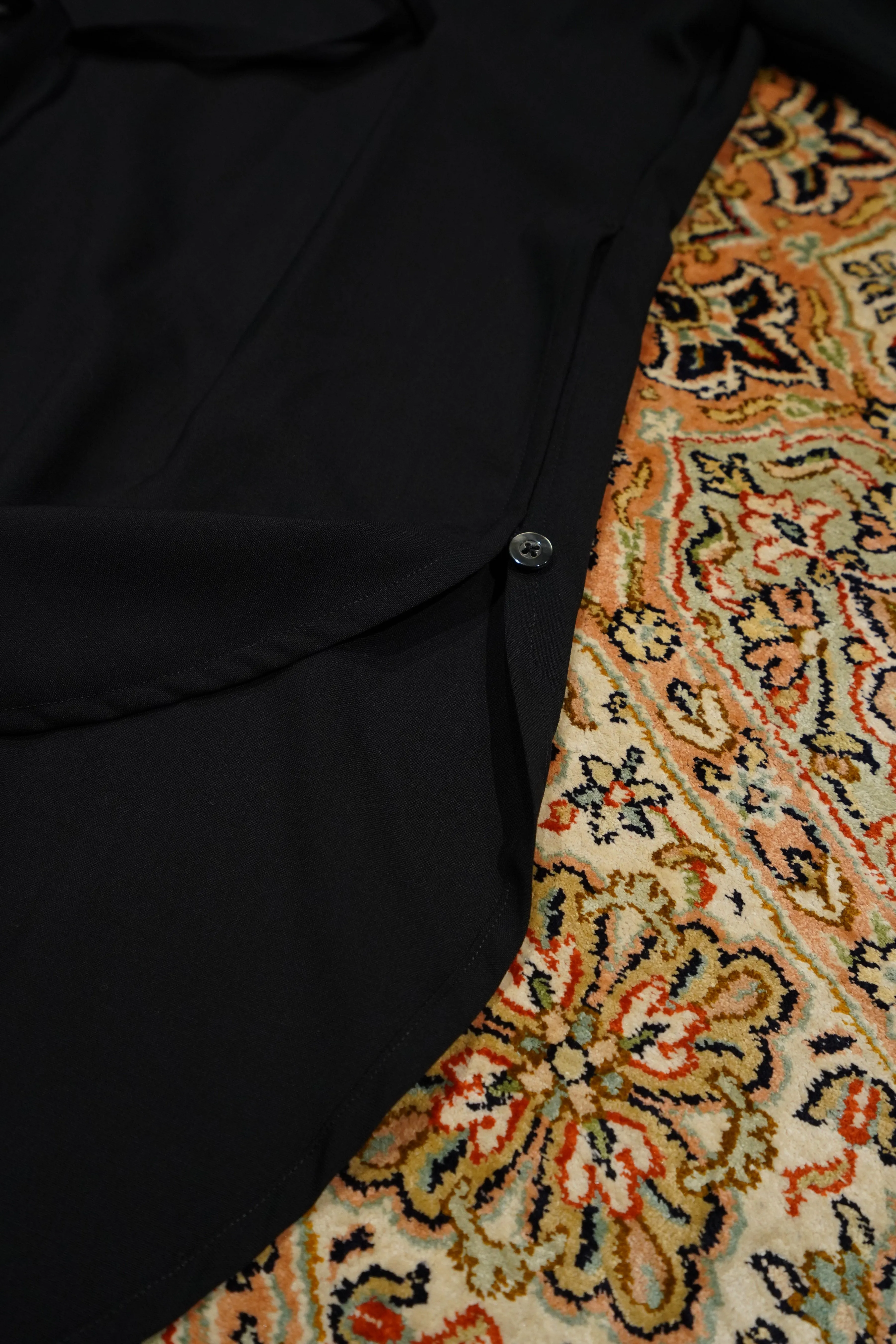 UJOH Open Collar Shirts (Black)