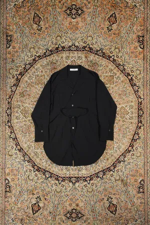 UJOH Open Collar Shirts (Black)