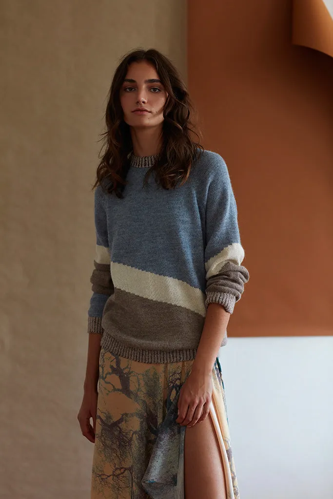 Unisex Alpaca Sweater Maras Sky