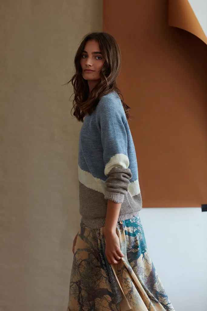 Unisex Alpaca Sweater Maras Sky