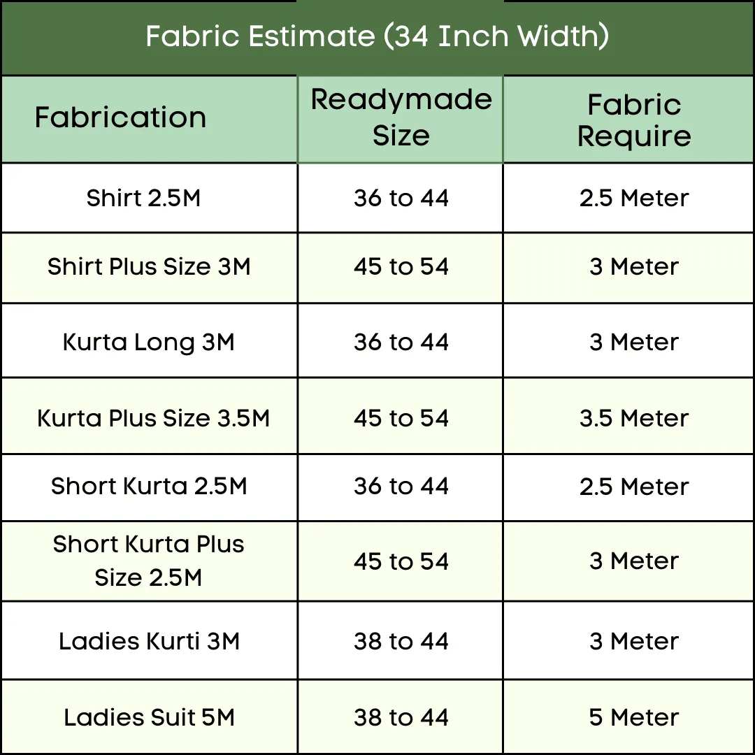 Vibrant Self Pattern Pure 100% Khadi Fabric