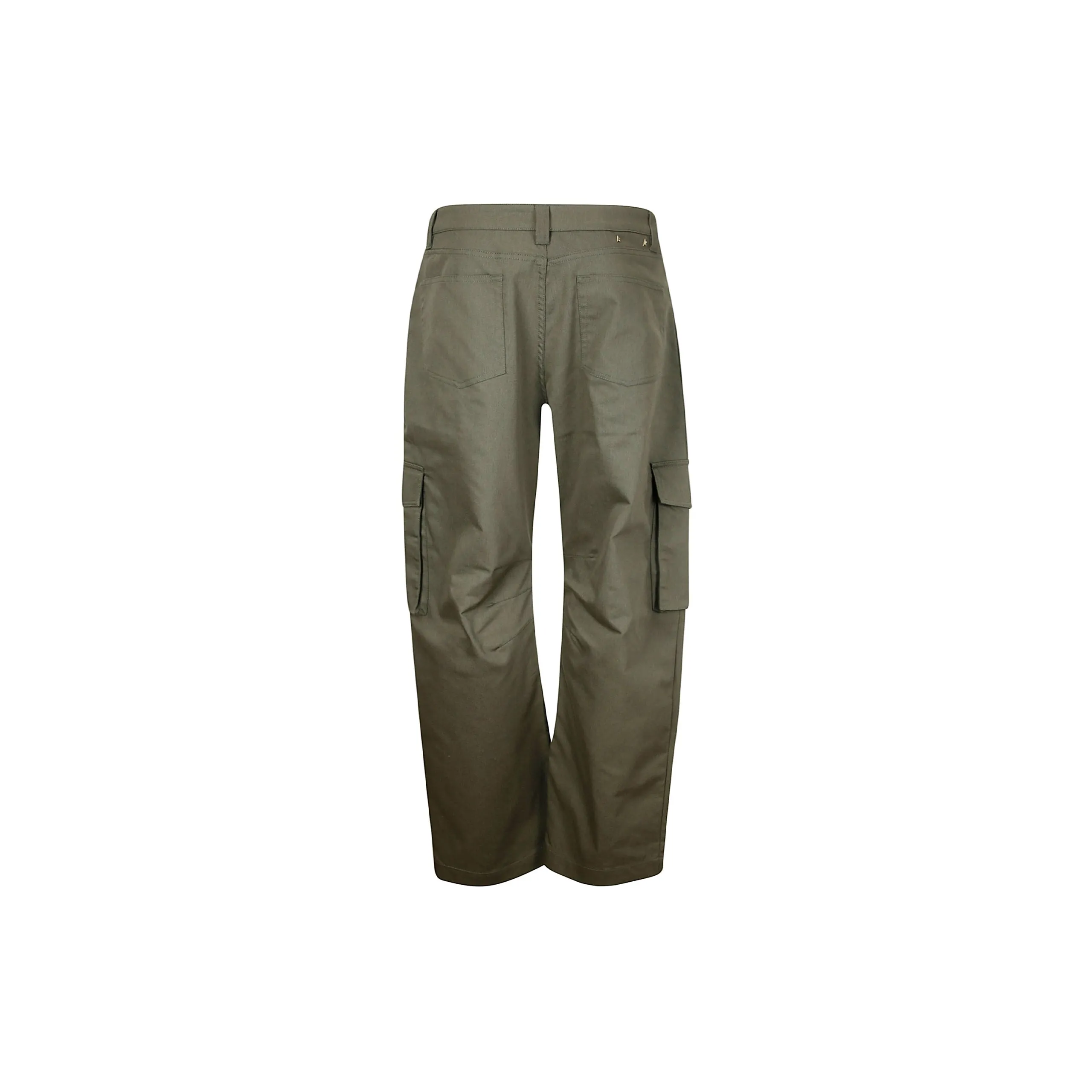 Wide Leg Cargo Pants (Ivy Green)