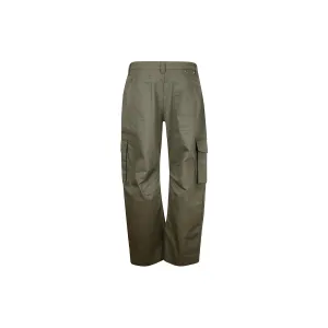 Wide Leg Cargo Pants (Ivy Green)