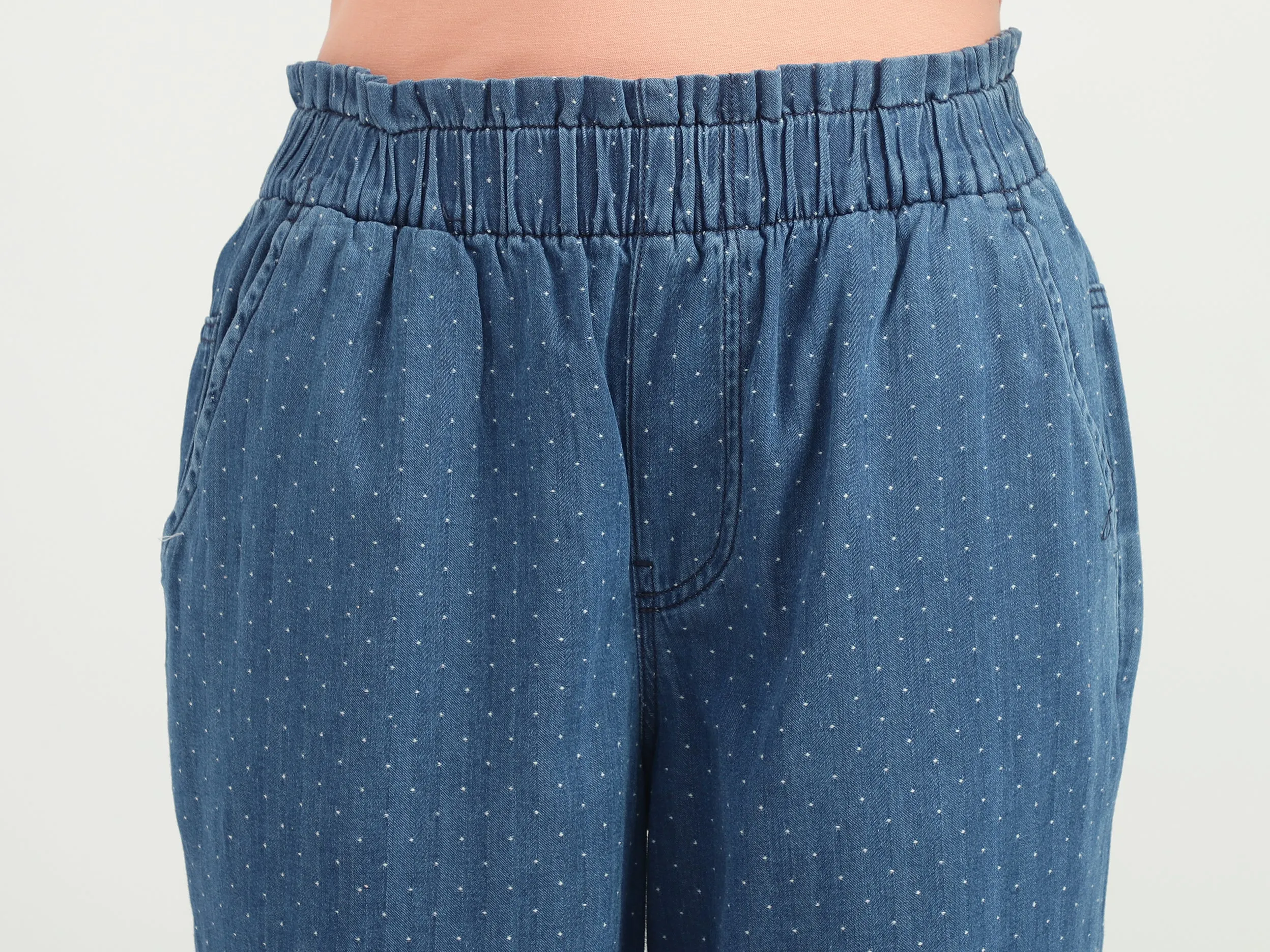 Women Printed Loose Fit Trousers