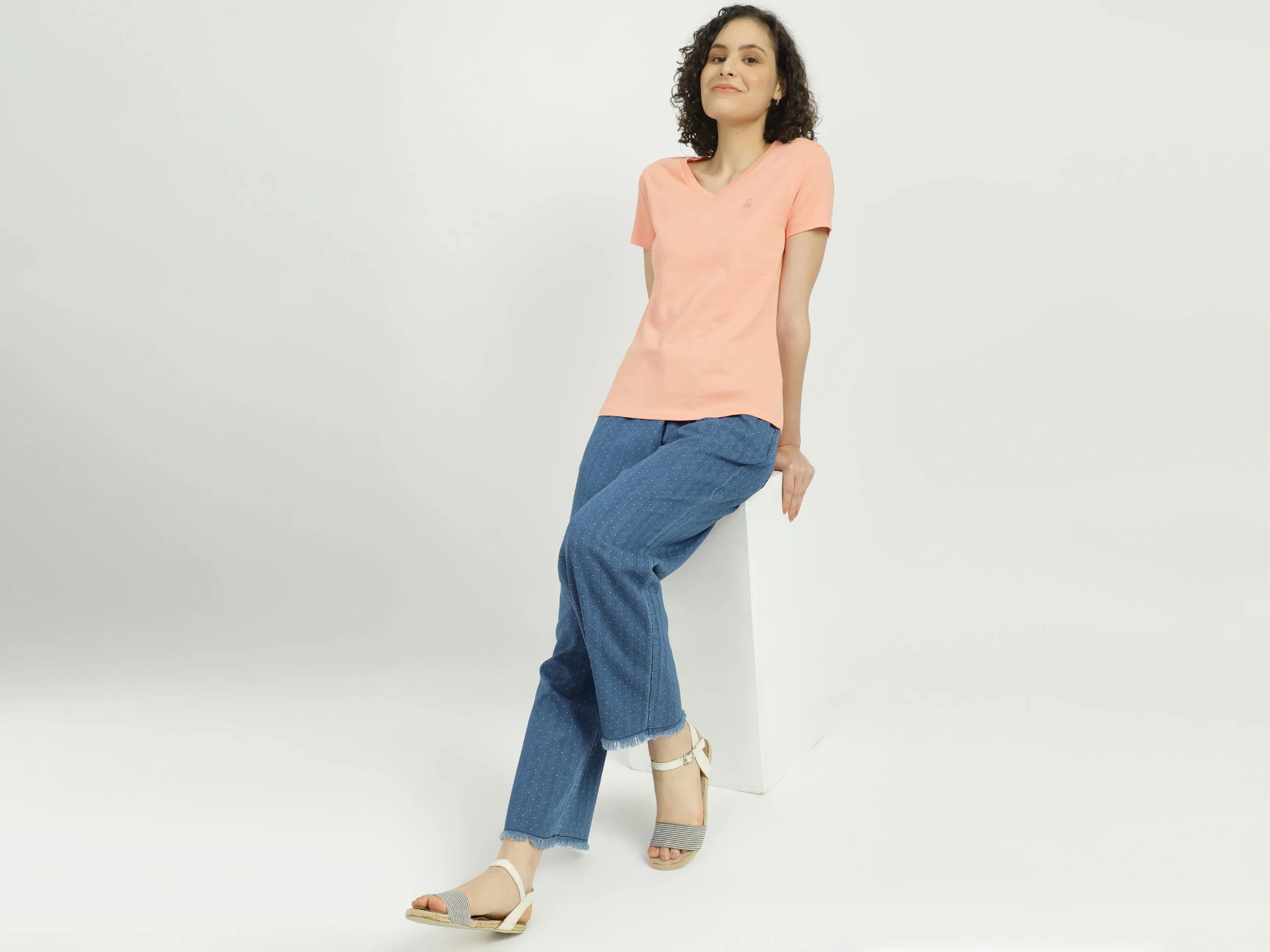 Women Printed Loose Fit Trousers