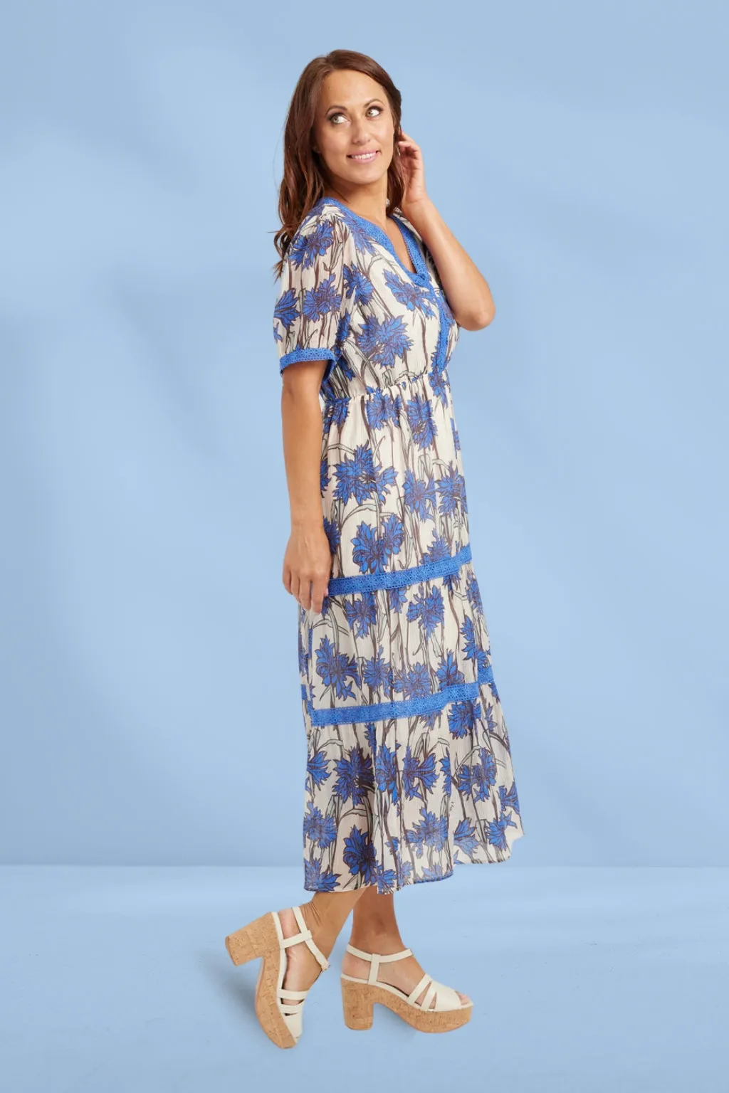 Zafina Melanie Dress Vibrant Blooms